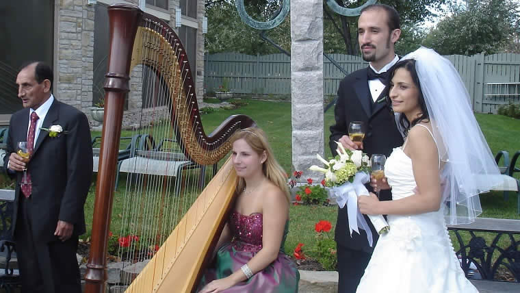 Harpiste mariage
