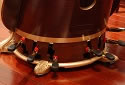The pedals of the grand harp