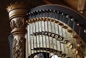 Pedal harp mechanism
